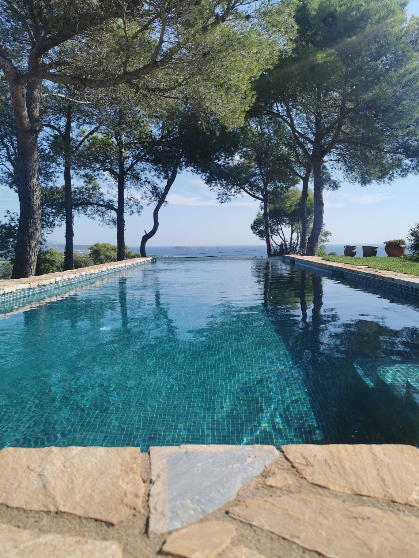 Loue maison à Pals, Mas Tomasi, vue imprenable : Méditerranée, îles Medes, Montgris, Pyrénées - 8 couchages