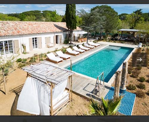 Loue villa St Tropez-Les salins - 5 chambres, 10 couchages, Saint-Tropez (83)