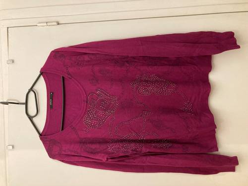 Pull rose/violet - Taille XXL