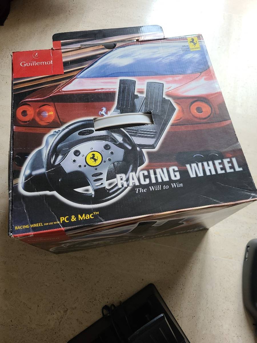 Jeu pc volant et pédales racing wheel