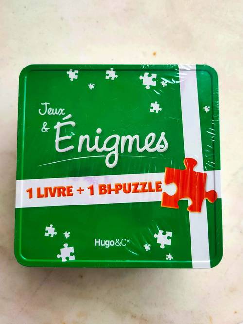 Jeux de voyage NEUF sous blister : heures de logiques et puzzle double face