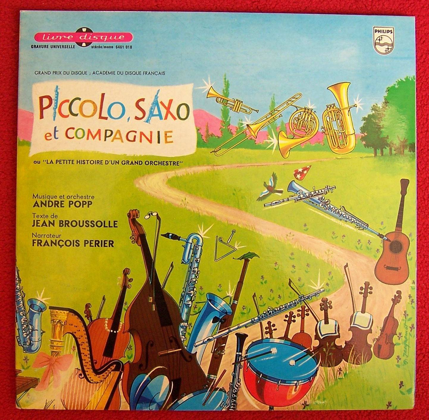 Rare album vinyle 33 tours Picolo, Saxo et compagnie on Gens de Confiance