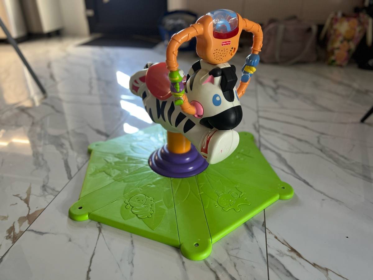 Zèbre Tourni Rebond Fisher Price Mattel