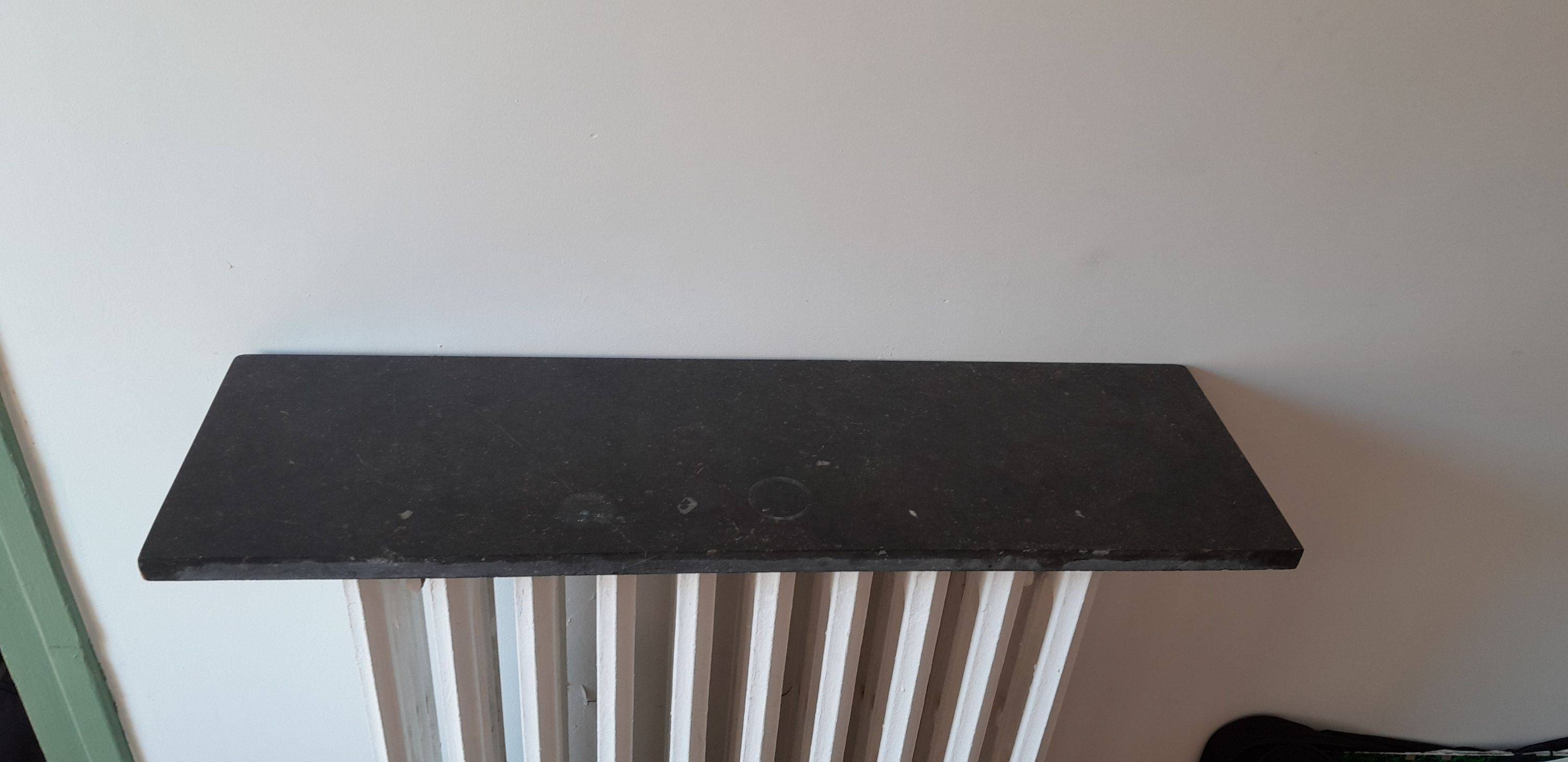 Vends 2 plaques de marbre noir