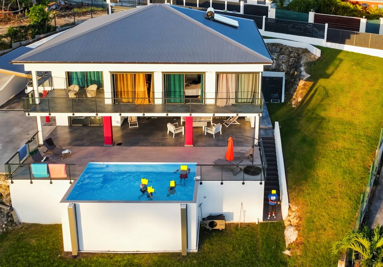 Loue villa moderne de standing en Guadeloupe - 8 couchages - Le Gosier vue sur mer, Basse-Terre, Les Saintes