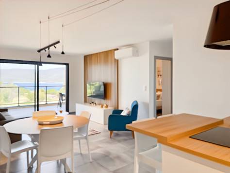 Loue superbe T3 vue mer en Corse du Sud - 6 couchages Propriano